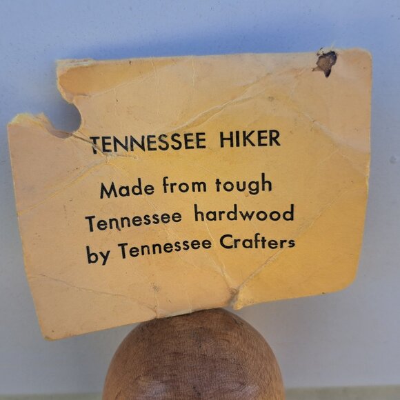 Vintage Hardwood Walking Stick Tennessee Hiker - Picture 10 of 11